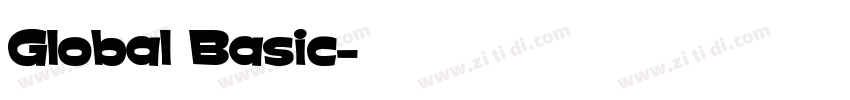 Global Basic字体转换
